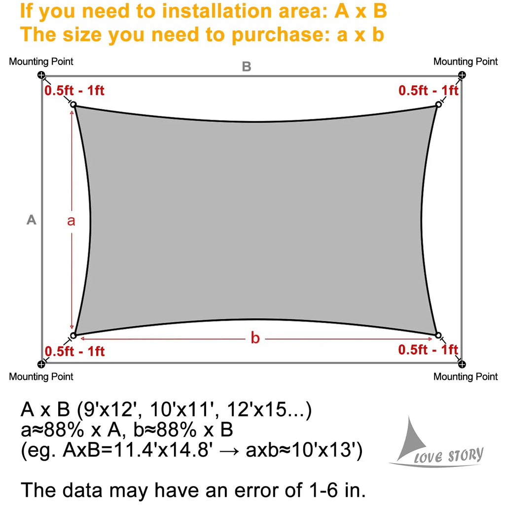 12' x 12' x 12' Sand Triangle Sun Shade Sail UV Block Awning L863895