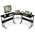 88.5" L Shaped Reversible Computer Desk D93135