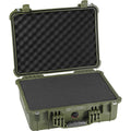 Olive Green Watertight Hard Case with Foam Insert I707