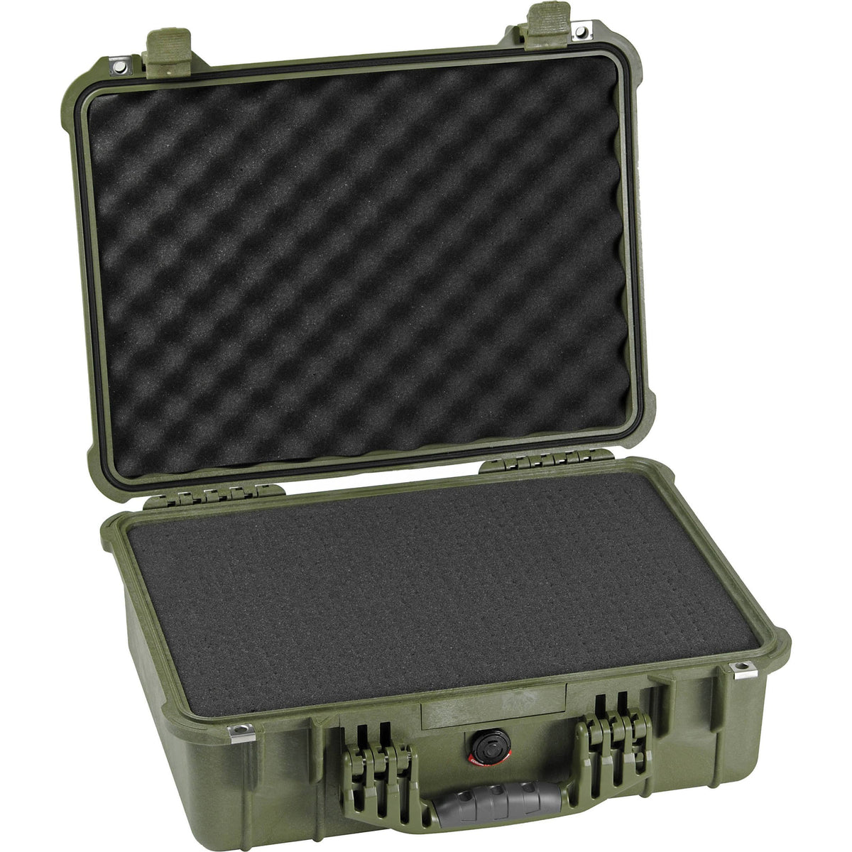 Olive Green Watertight Hard Case with Foam Insert I707