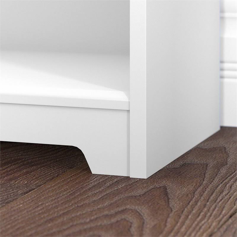 5 Shelf White Bookcase R751