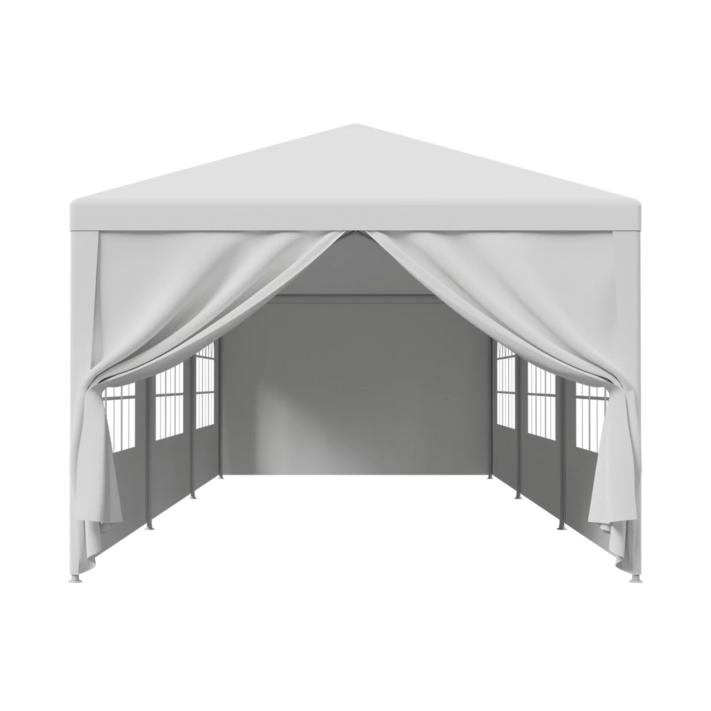 White Waterproof Canopy Tent Set 10 x 30' N734822