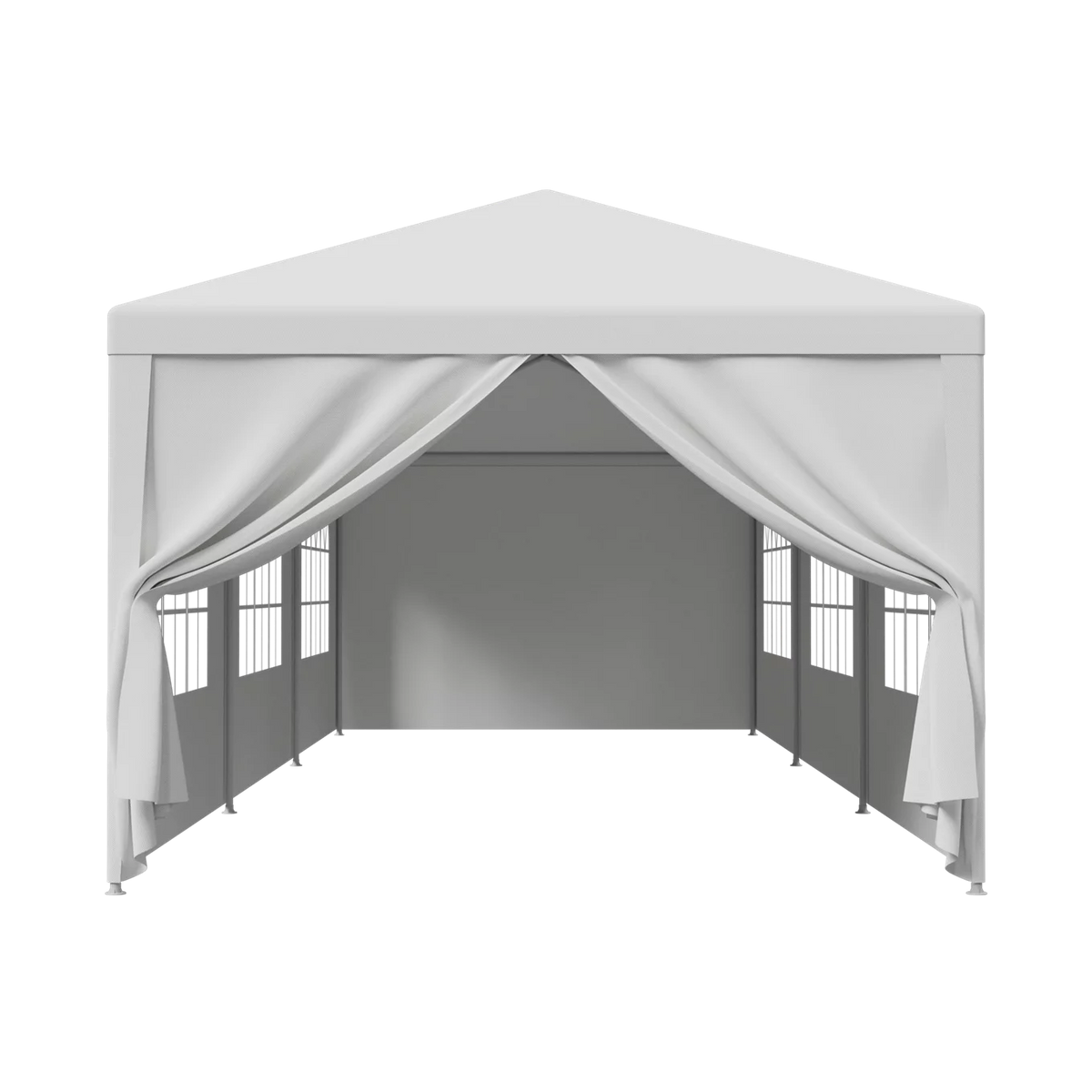 White Waterproof Canopy Tent Set 10 x 30' N734822