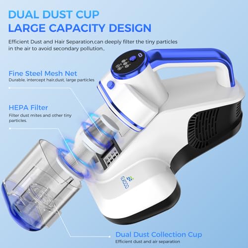 Cordless Mattress Vacuum Cleaner with UV-C Light & HEPA Filter P892