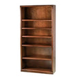 36x22 W Standard Bookcase Chestnut Oak 7 Shelves Y3836