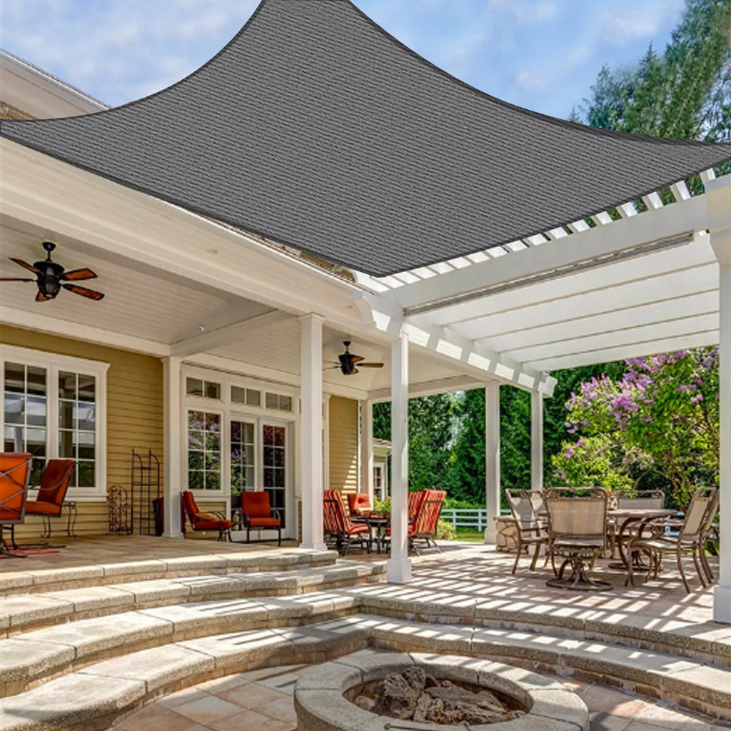 12' x 12' x 12' Sand Triangle Sun Shade Sail UV Block Awning L863895