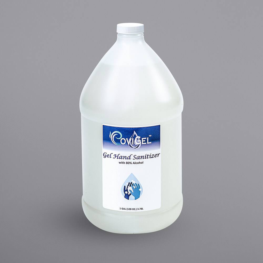 1 Gallon Gel Hand Sanitizer with Pump - 4/Case F3628