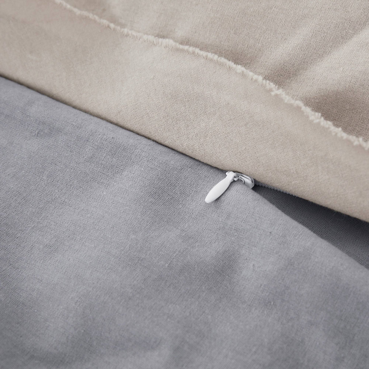 King Garment Washed Cotton Duvet Cover Set W68876