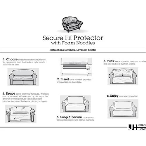 Brown Sofa Protector E7596