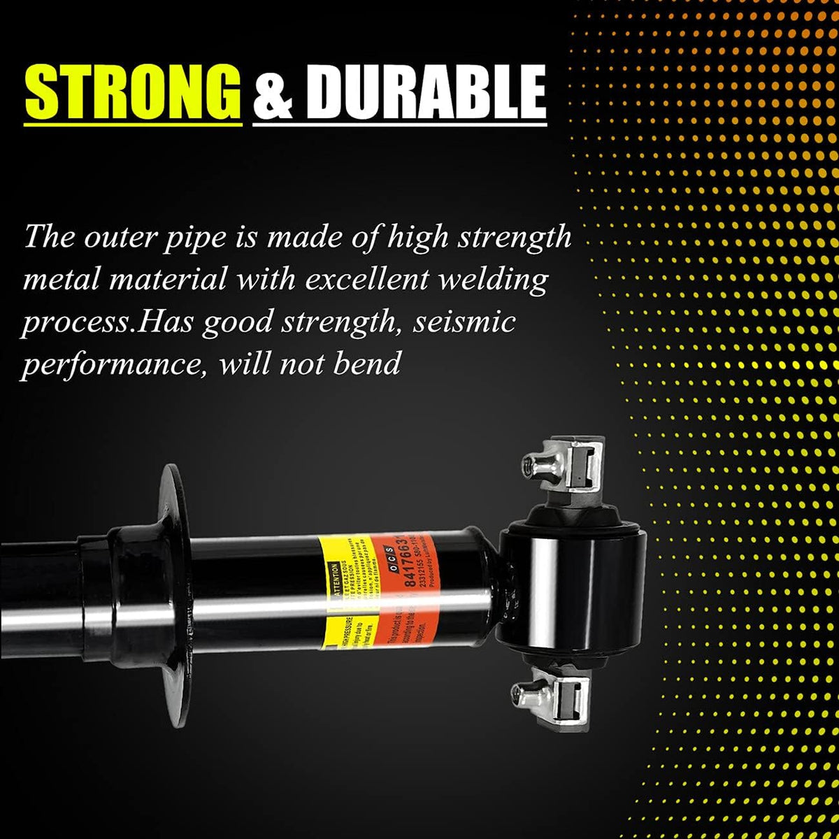 2PCS Front Shock Absorber with Magnetic for Cadillac Escalade Tahoe Suburban Silverado GMC Sierra 1500 Yukon I481