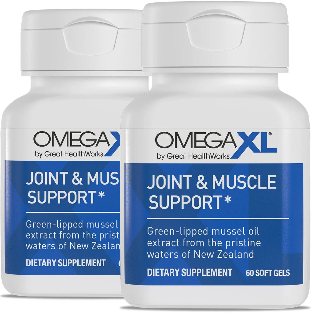 Joint and Muscle Support Supplement 60 count (2 Pack) & Vitamin D 5000 IU 30 count J596