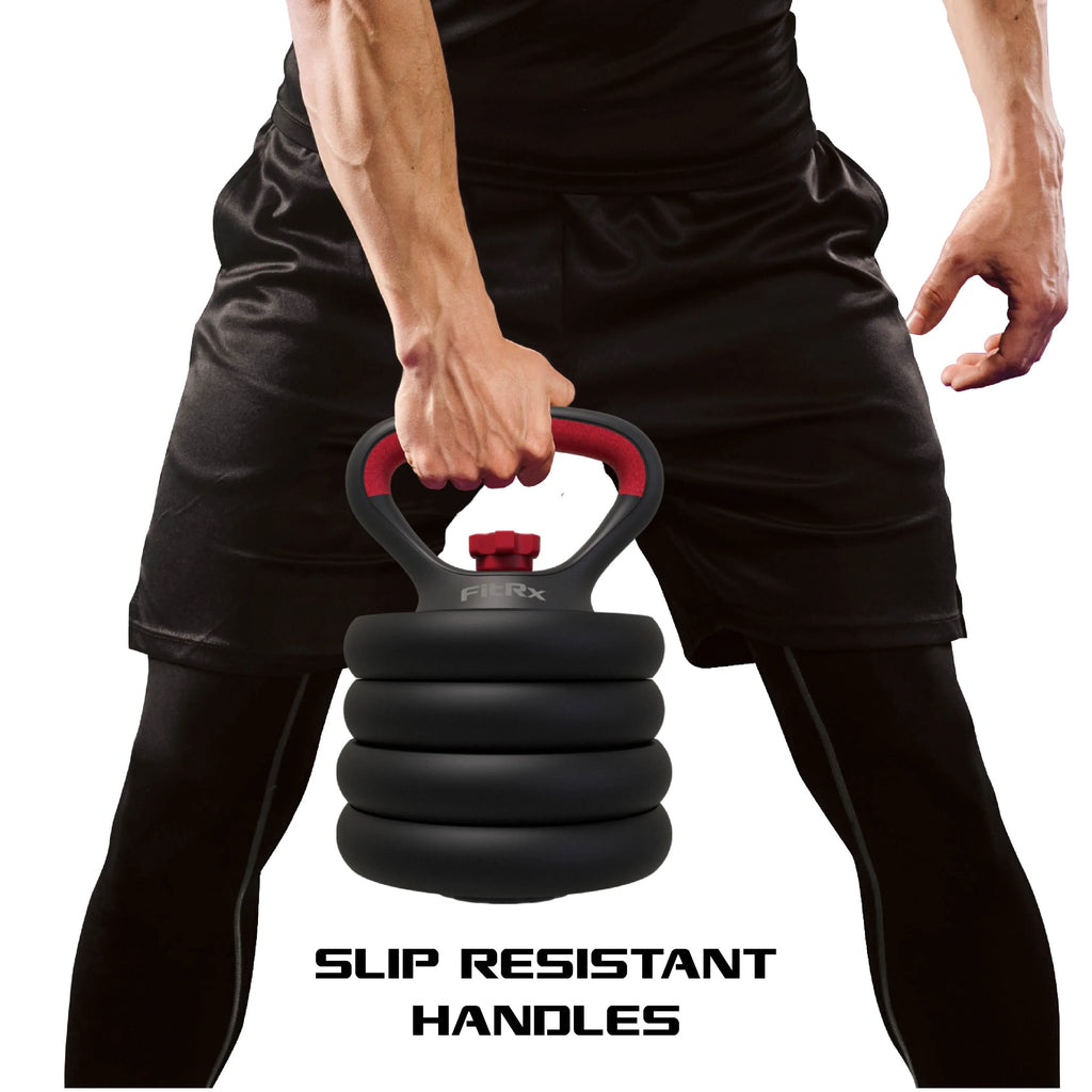 60 lbs. 4-in-1 Adjustable Dumbbell, Barbell, and Kettlebell Weight Set V2063
