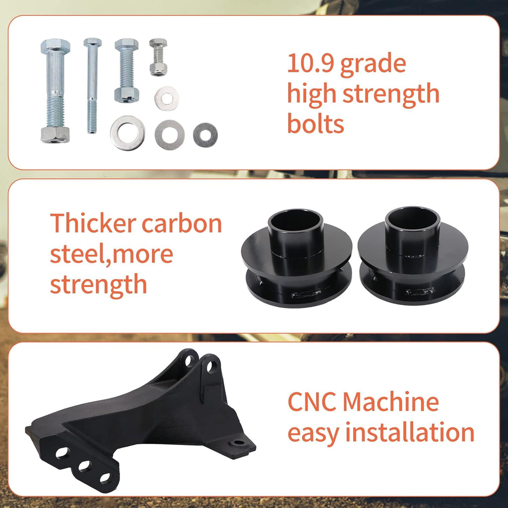 2.5” Leveling Kit with Track Bar Relocation Bracket D256342