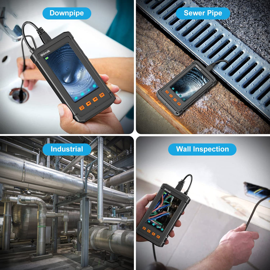 16.5FT 5MP 1944P HD Industrial Endoscope with 4.3'' IPS Screen L78413