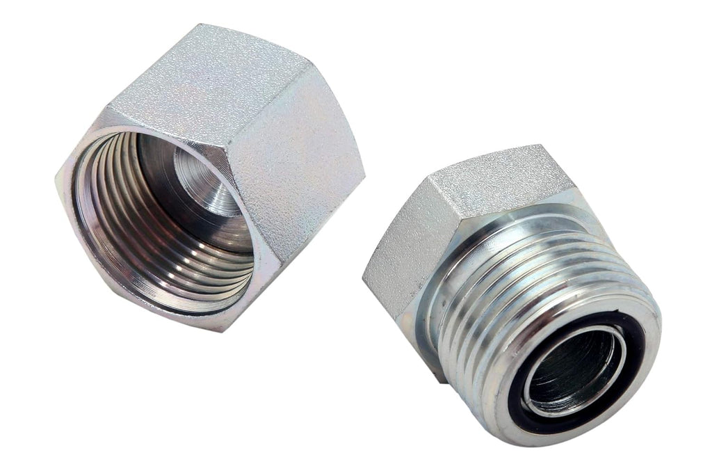 64 Pcs Galvanized Steel ORFS Cap & Plug Assortment Kit P746