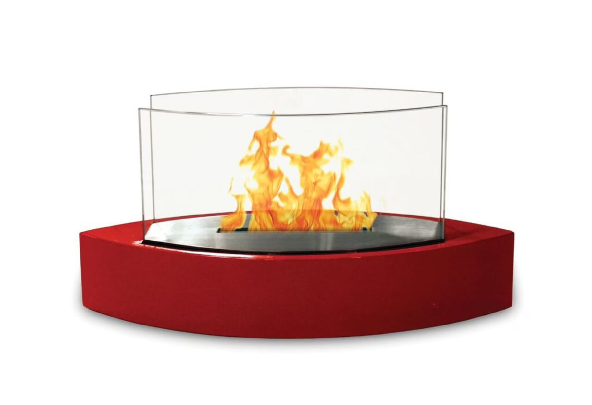 Red Tabletop Fireplace K213