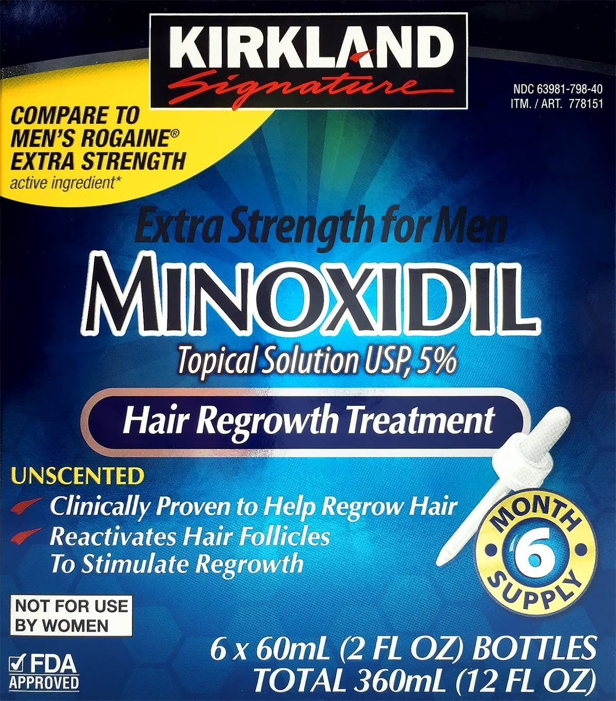 Minoxidil 5% Hair Regrowth Treatment P9155