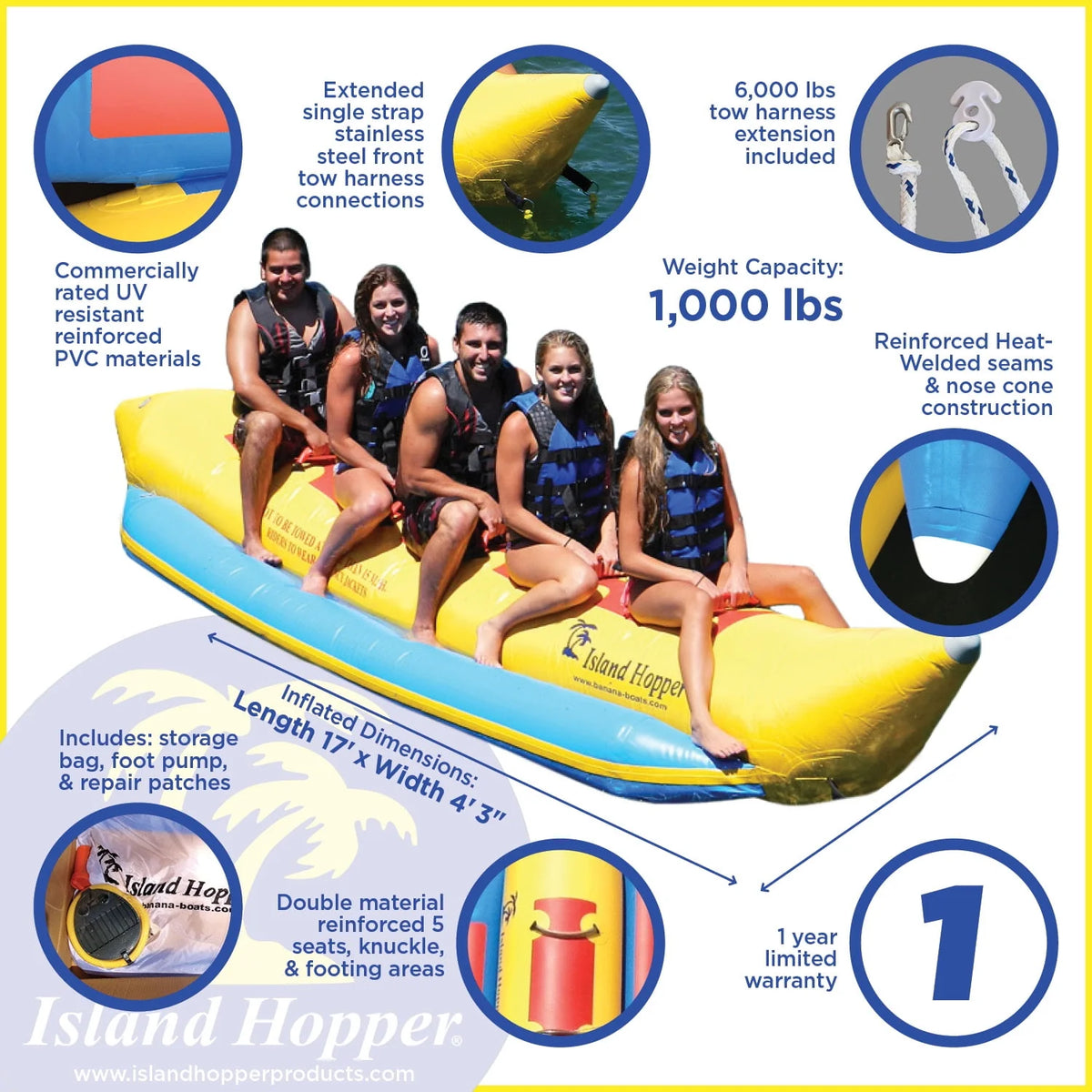 5 Passenger Banana Boat M52585