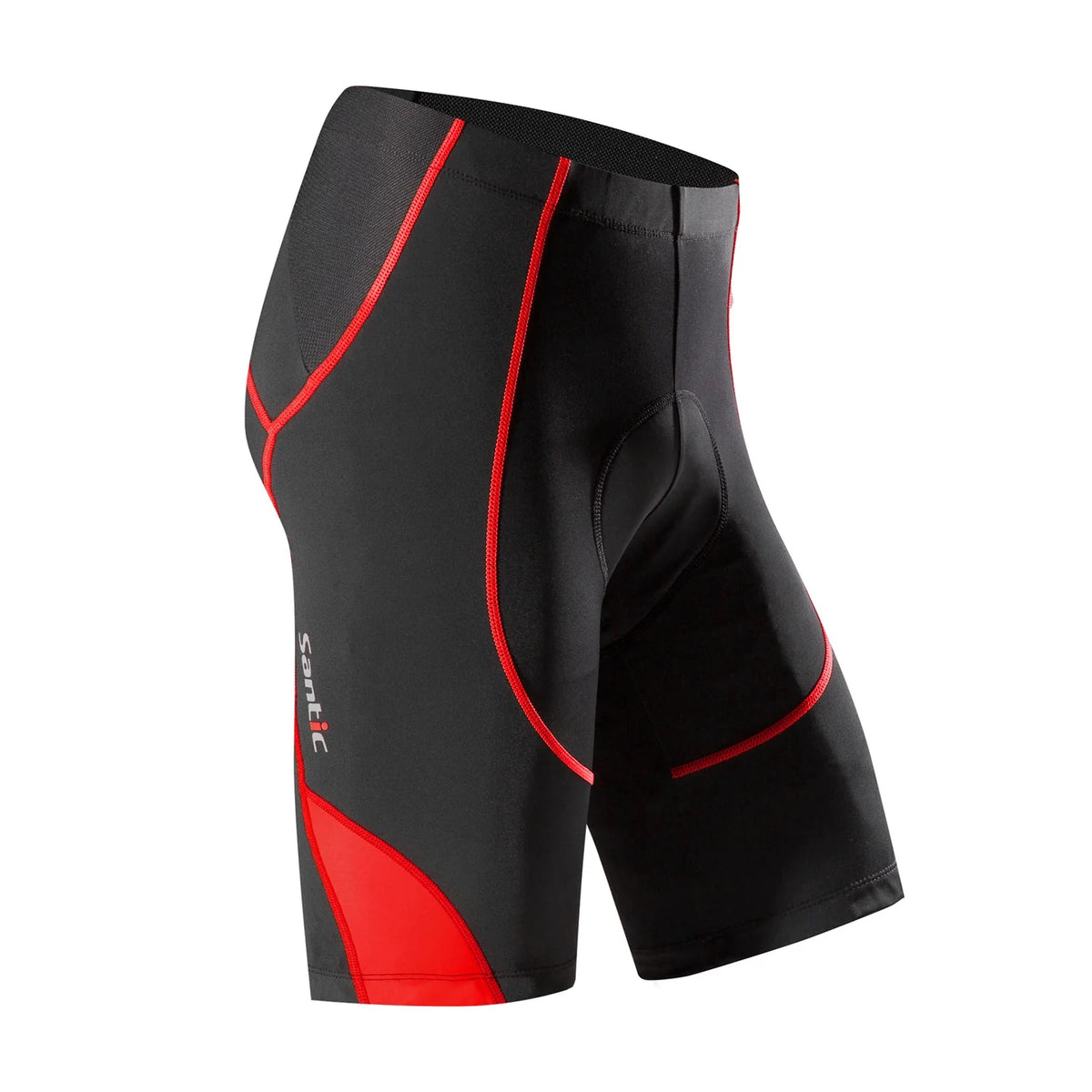 Red 2XL Padded Cycling Shorts H547