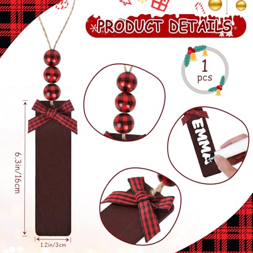 Red Black Buffalo Plaid Christmas Stocking with Faux Fur Cuff Q37125