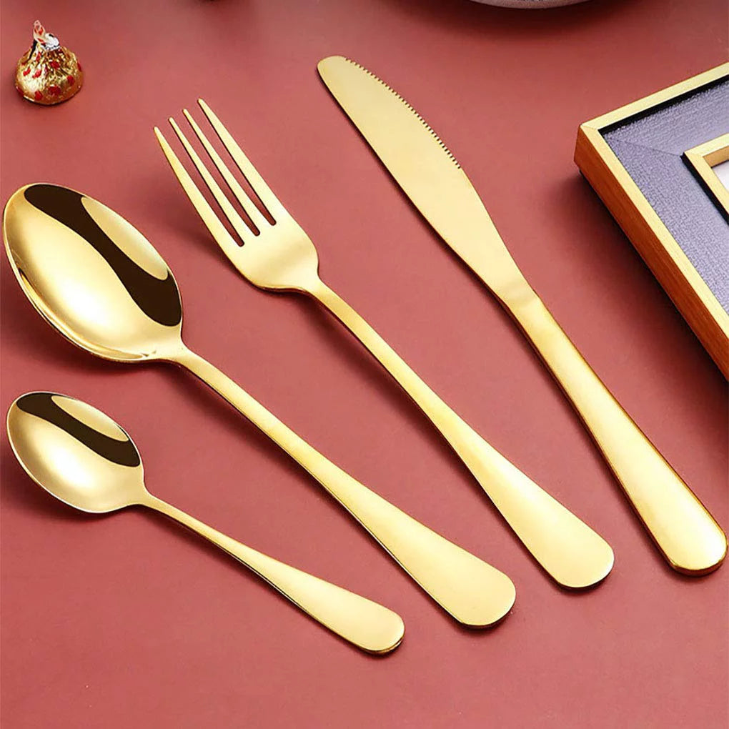 24 Piece Stainless Steel Silverware Set M793