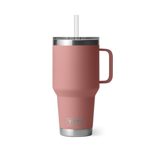 Vacuum Insulated Stainless Steel Tumbler with Handle and Straw Lid J900