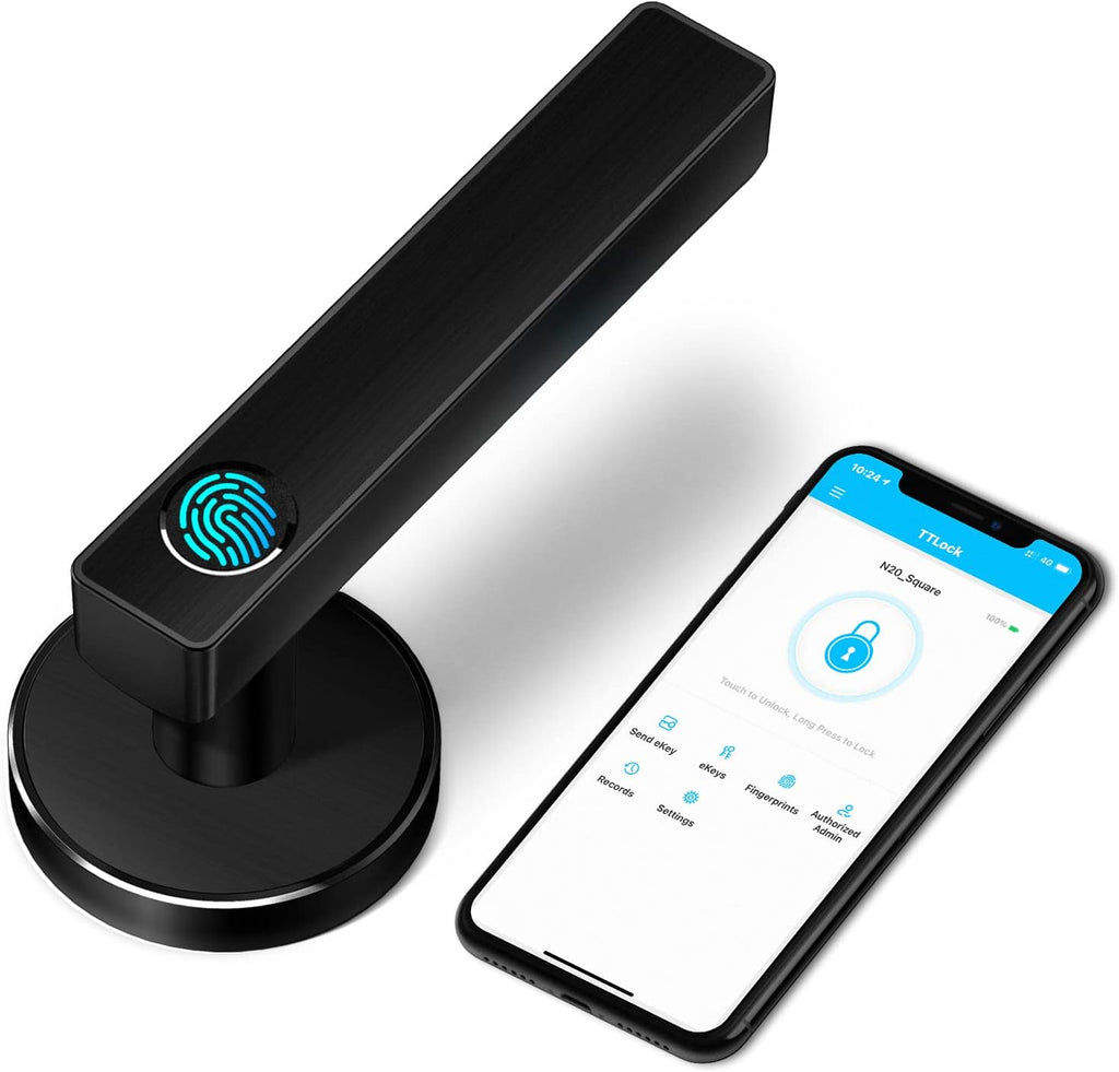 Smart Fingerprint Door Lock with Latch O52577