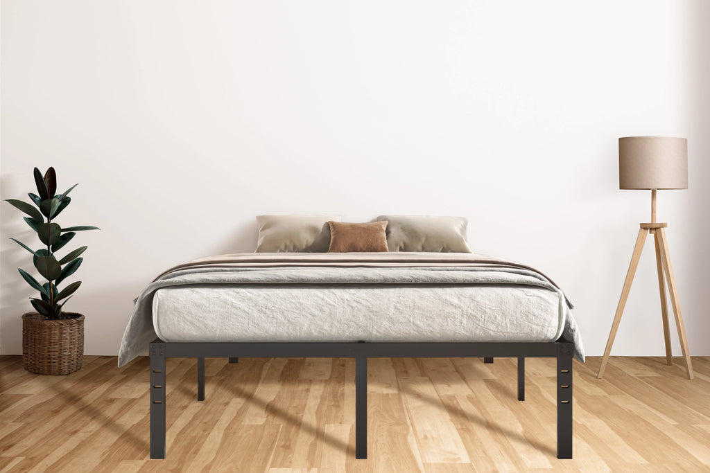 King Size 14 Inches High Bed Frame with Storage F852