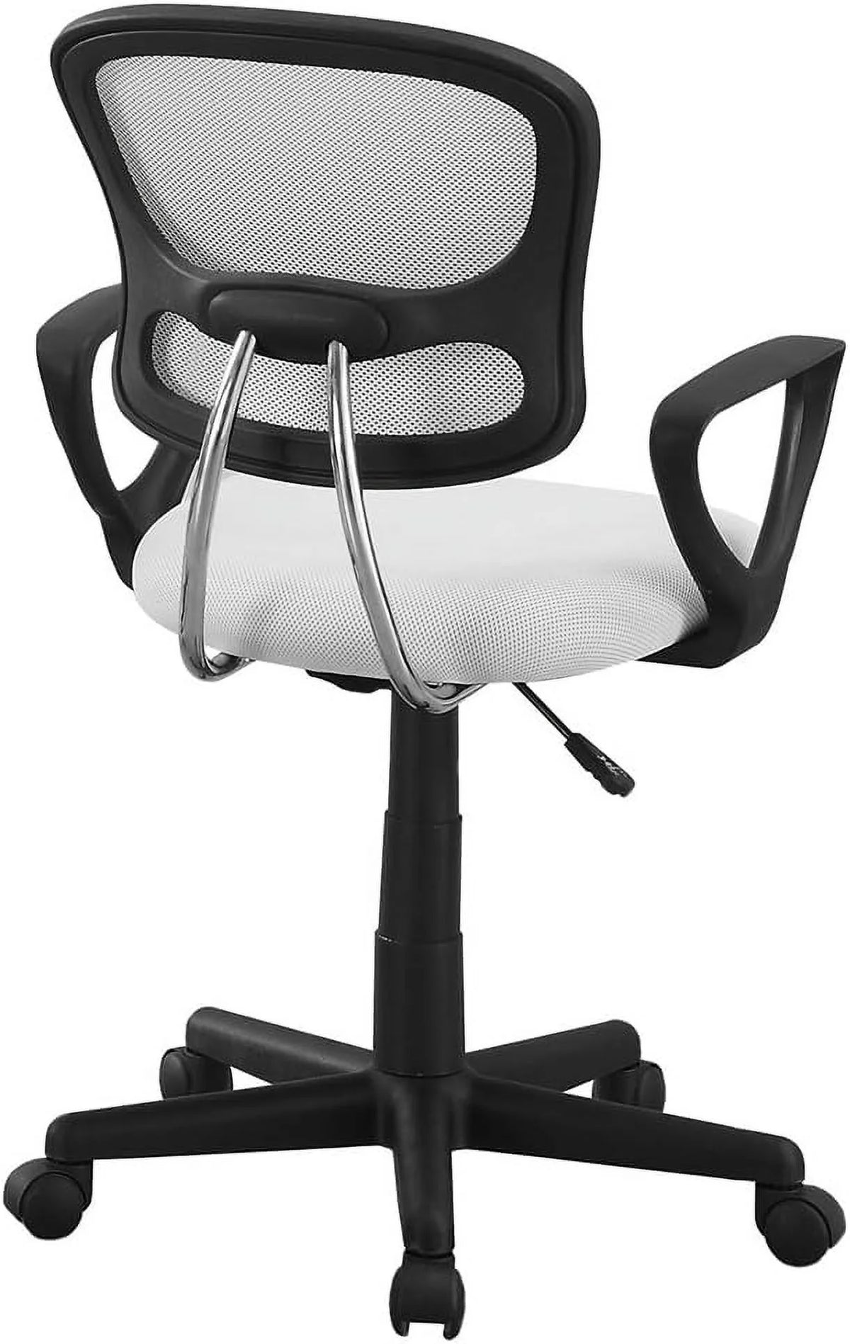 White Black Mesh Ergonomic Swivel Office Chair T83616