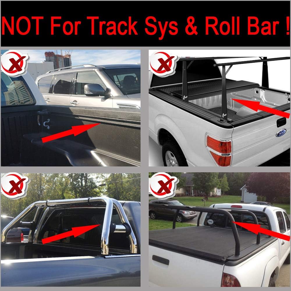Lock & Roll up Soft Tonneau Cover Truck Bed T885193