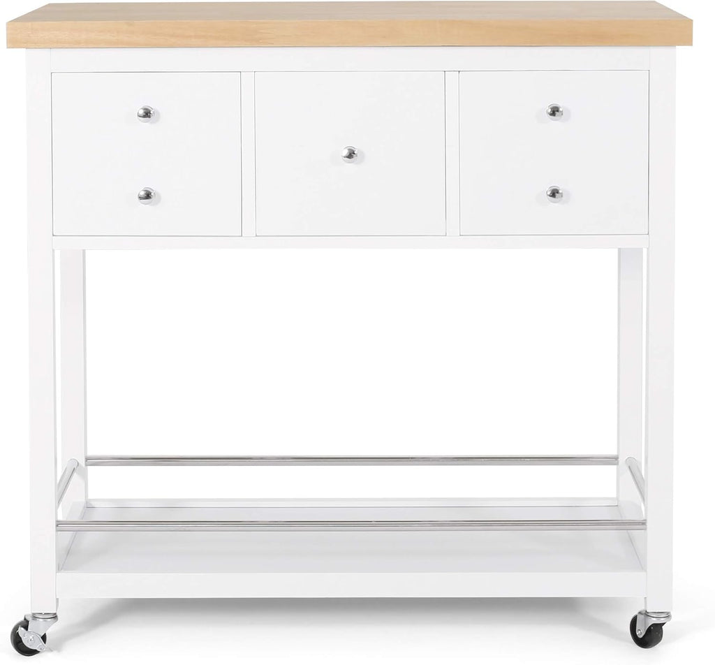 Natural Black Kitchen Cart G3956