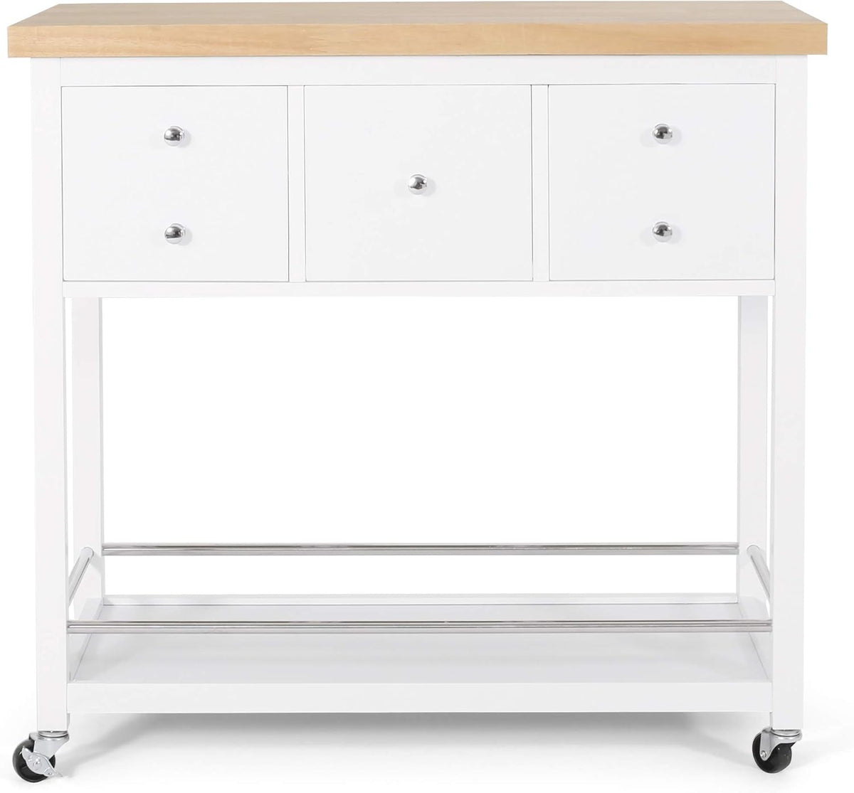 Natural Black Kitchen Cart G3956