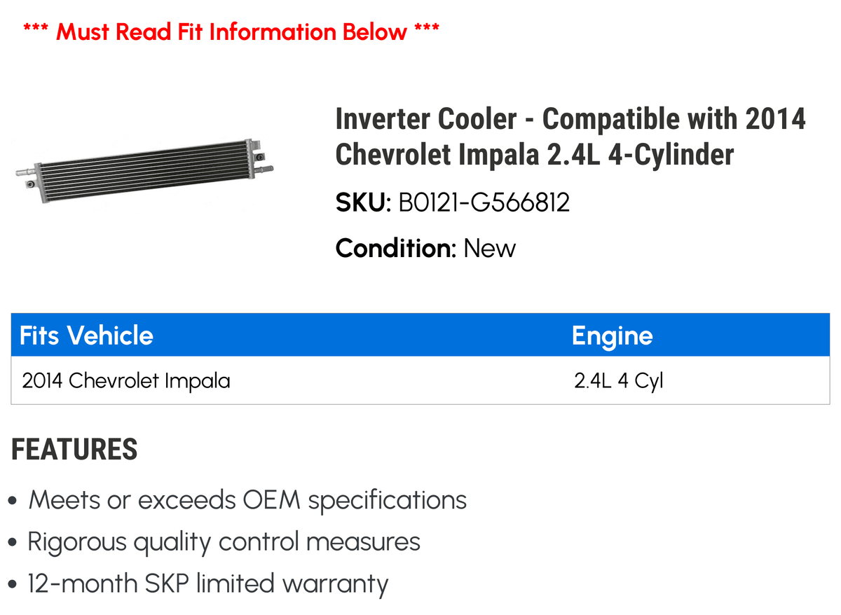 Inverter Cooler T18379