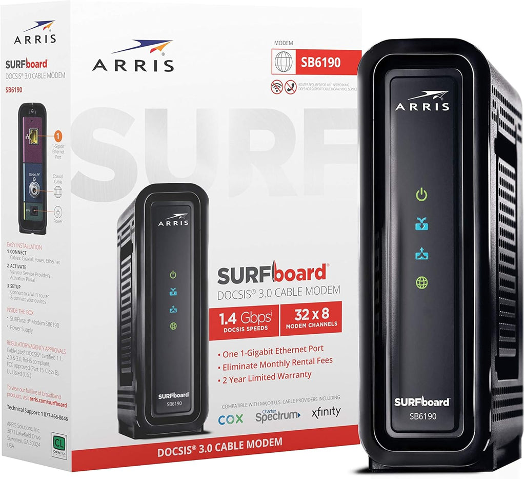 Cable Modem, Black, 800 Mbps T407936