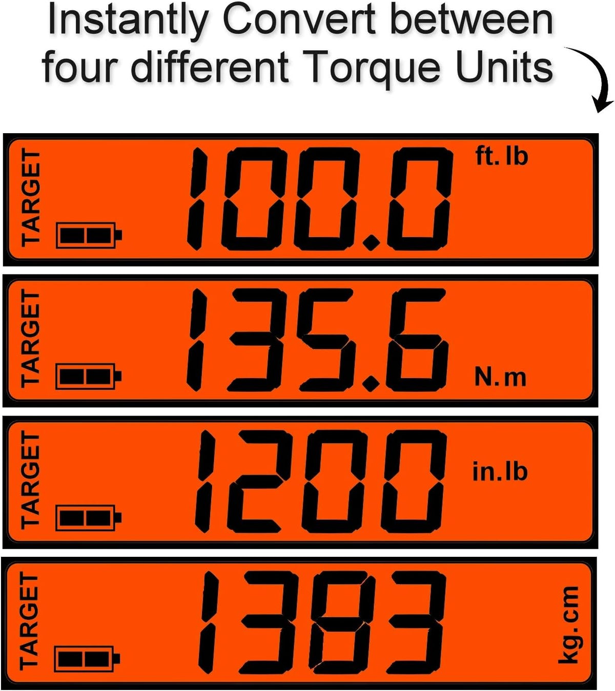 1/2-Inch Drive Electronic Torque Wrench (25-250 ft.-lb./33.9-339 N.m) Y5936