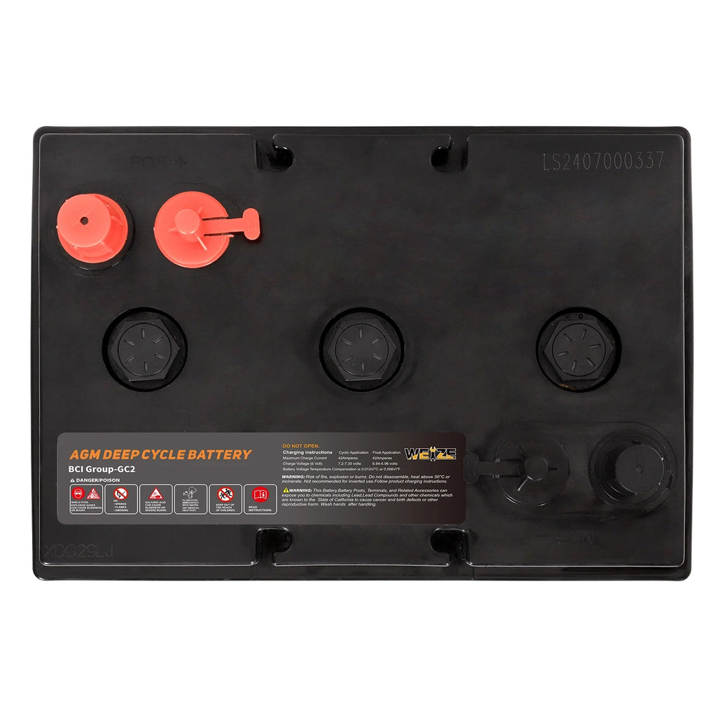 6V 210ah Deep Cycle AGM Battery Z7452