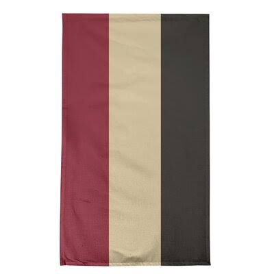 Brick Red/Desert Sand/Black Cotton Twill Tea Towel F276743