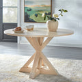 Dining Table Whitewash Grey Finish X64047