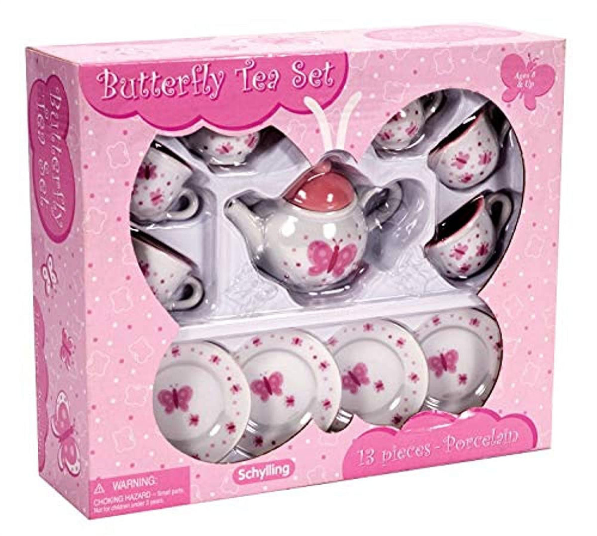 Butterfly Porcelain Tea Set W637