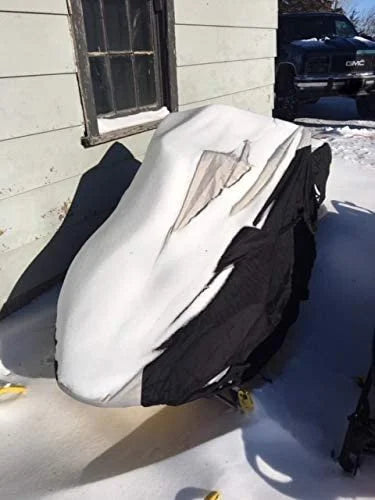 Snowmobile Cover with Built-in Securing Straps and Storage Bag G41371