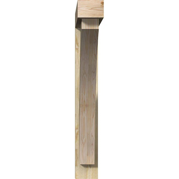 Rough Sawn Douglas Fir Bracket with Offset Brace K36034