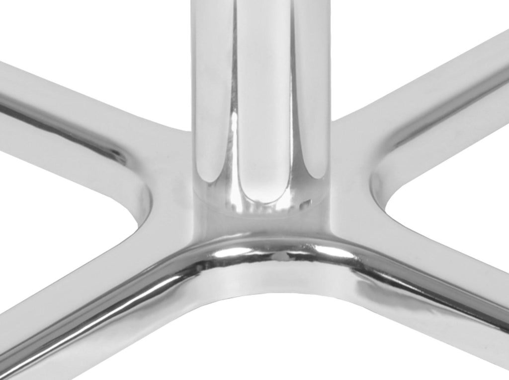 Cherry/Chrome Round X-Base Table S294260