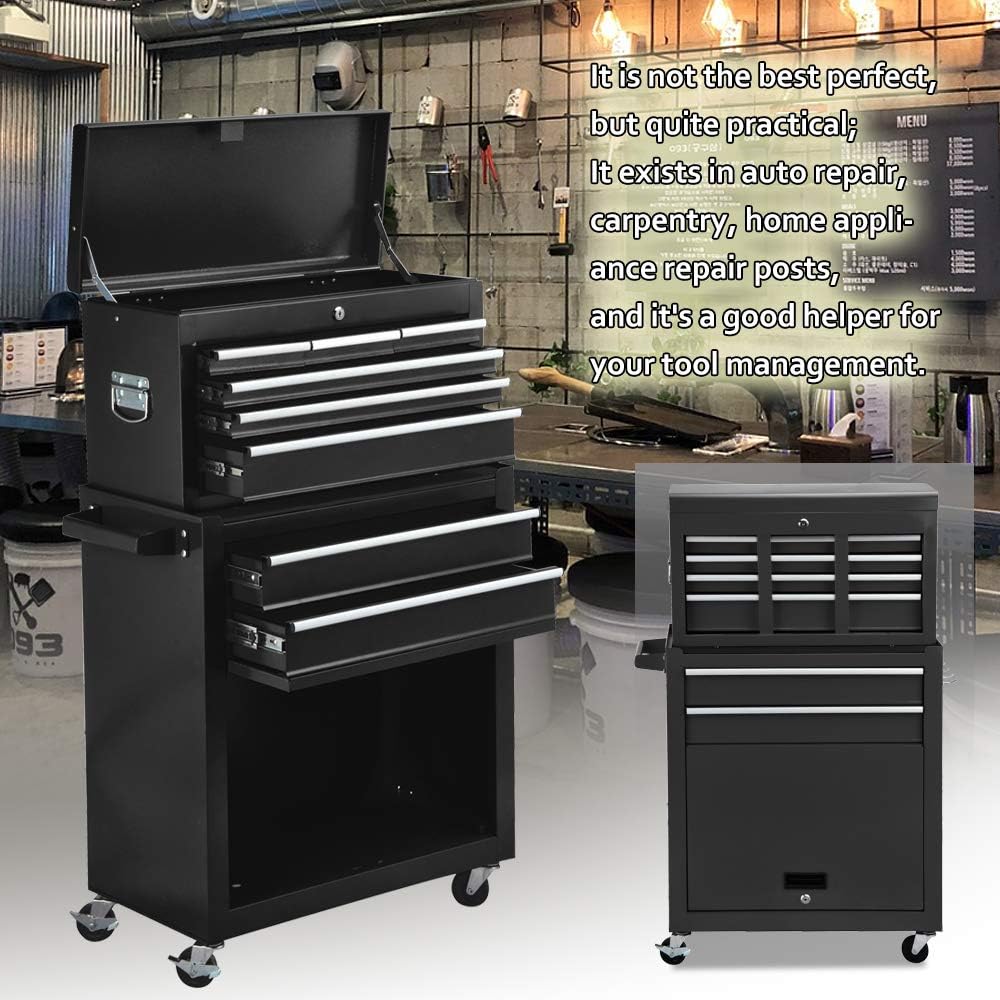 8-Drawer Rolling Tool Chest with Lock H97230
