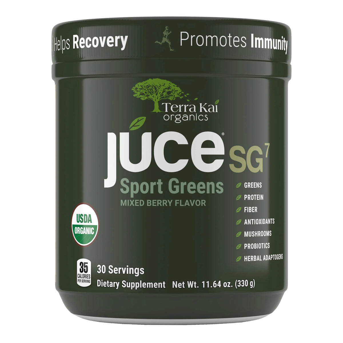 Organic Green Juice Powder Mixed Berry Flavor 30 Servings E581