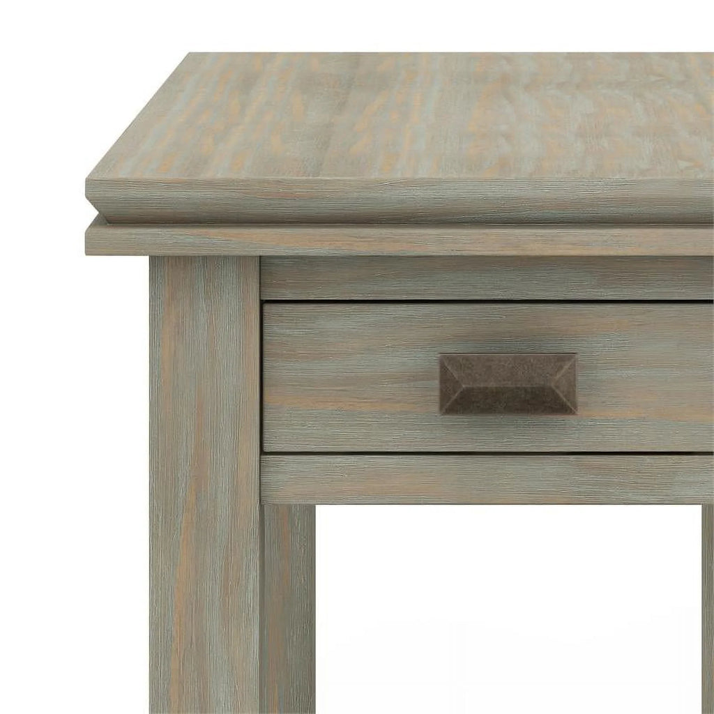 Gray Wood Narrow Side Table L7663