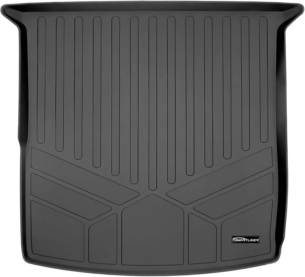 Black Custom Cargo Trunk Liner Floor Mat for GMC Acadia 5 Passenger Models A6606