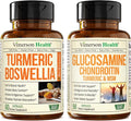 Turmeric Curcumin Supplement with Boswellia Serrata Extract & Glucosamine Chondroitin MSM Z765