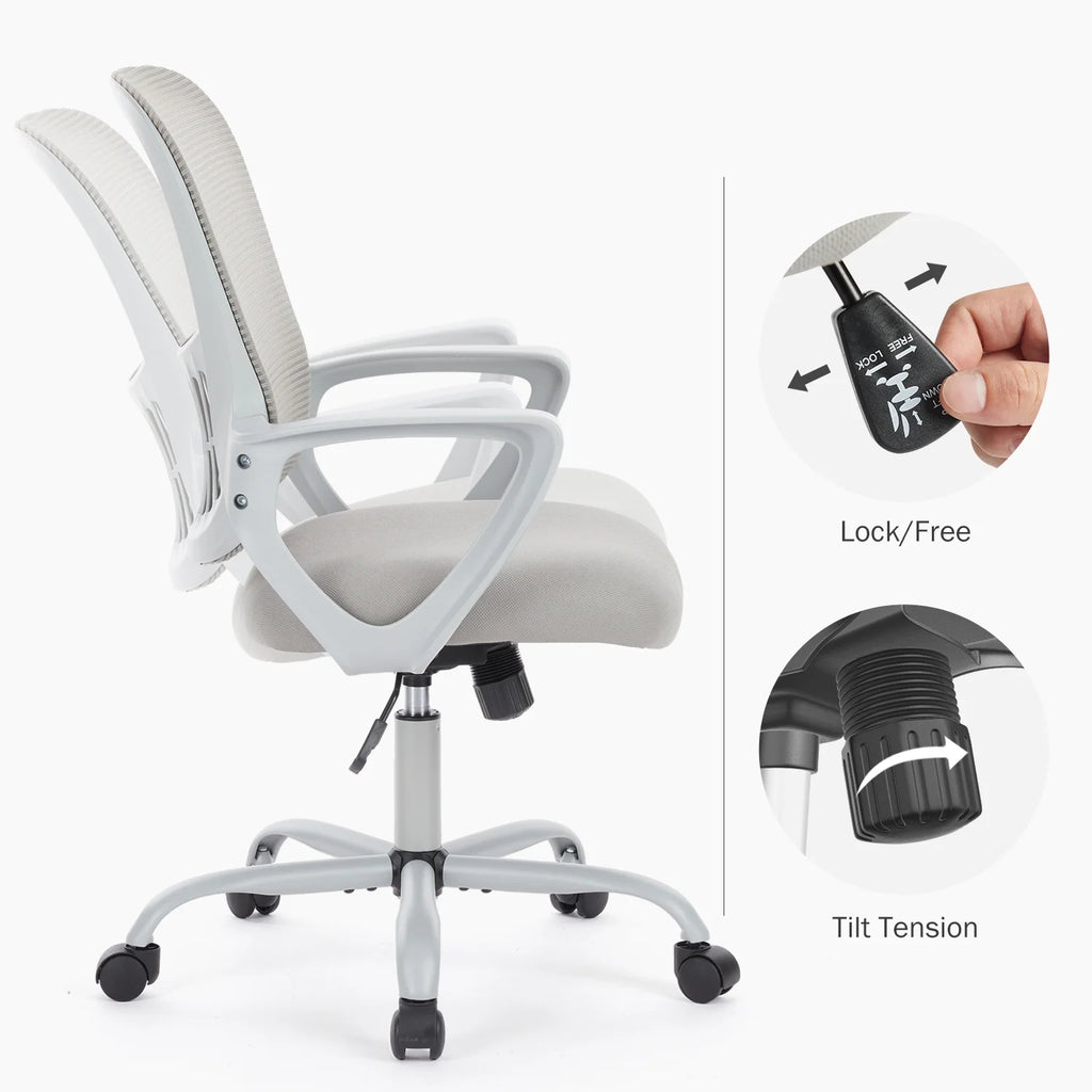 Ergonomic Mesh Office Chair with Lumbar Support A79737