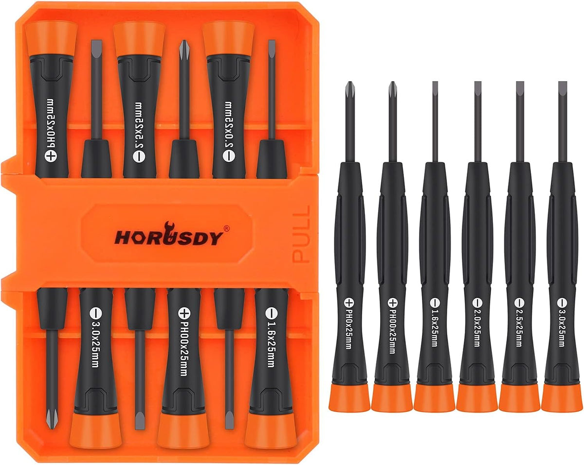 6-Piece Magnetic Precision Screwdriver Set, Chrome Vanadium Steel W60224