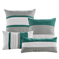 Green King 7 Piece Bedding Comforter Set U917